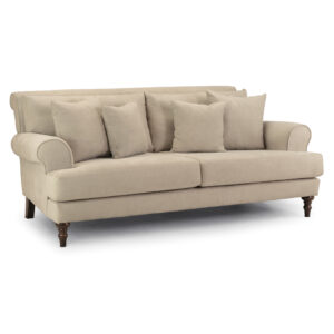 Summerfield Fabric 3 Seater Sofa In Beige