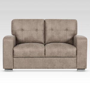 Hobart Fabric 2 Seater Sofa In Taupe